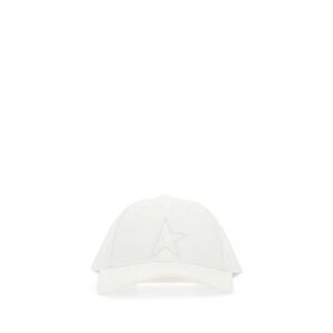 Golden Goose Deluxe Brand Men White Cotton Baseball Cap